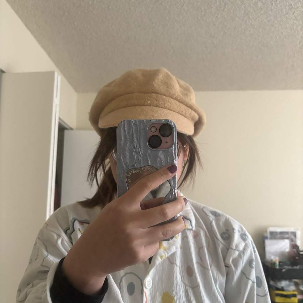 Free people wool beret hat